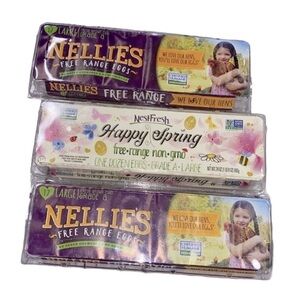 Set of 3 egg cartons